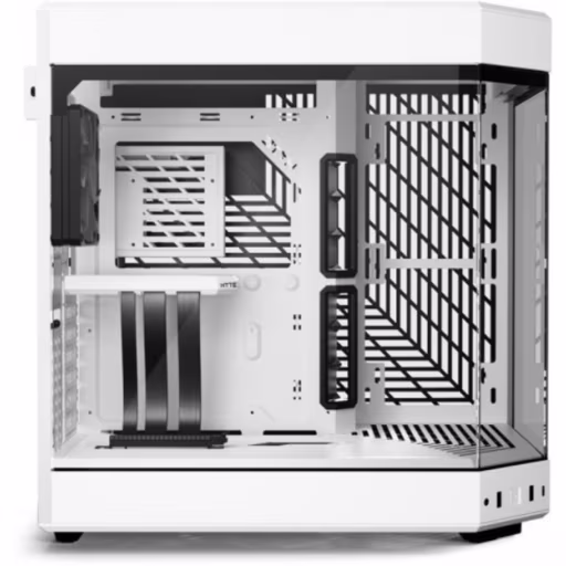Imagen 3 de Gabinete HYTE Y60 Snow White, Vidrio Templado 2*USB3.1 USB-C Caja ATX de Torre