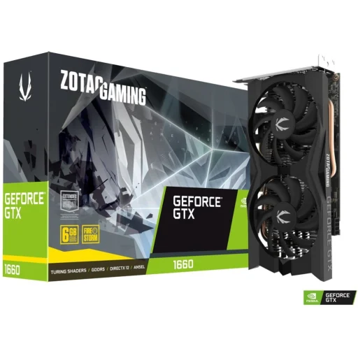 Imagen 0 de Tarjeta de Video Zotac GAMING NV-GF-GTX 1660 6GB GDDR5 PCIe 3*DP HDMI ATX Act