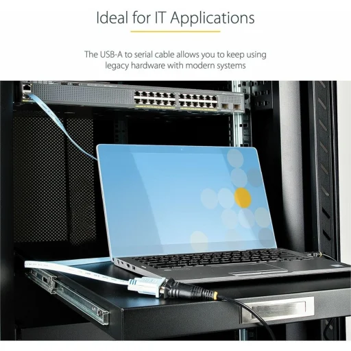 Imagen 8 de Cable Adaptador USB a Serial RS232 1mt 3ft para PLC/Impresora/Escáner - StarTech