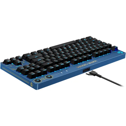 Imagen 3 de Teclado Gamer Alámbrico Logitech pro Gaming Keyboard League of legends 2 
