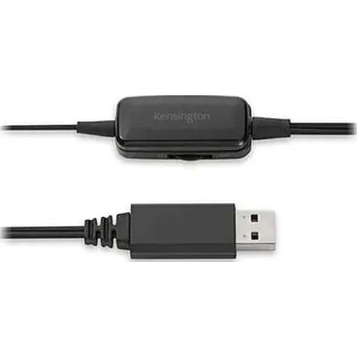 Imagen 2 de Audífonos Kensington Mono Con Micrófono, Alámbrico,  Conectividad USB Negro