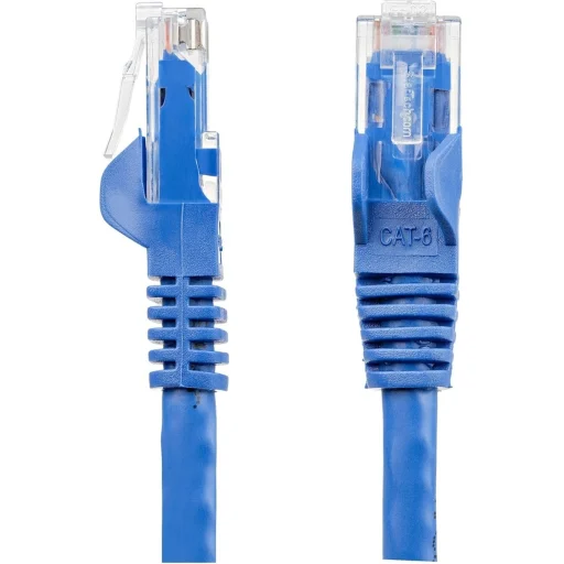 Imagen 1 de Cable de Red StarTech Cat6 UTP RJ45 Sin Enganches 15cm Color AZUL
