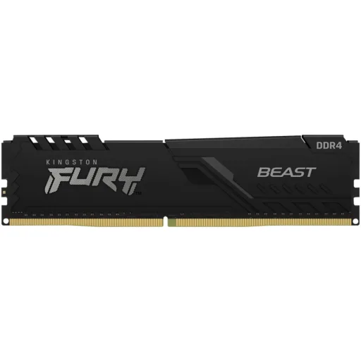 Imagen 1 de Memoria RAM 4GB DDR4 3200MHz DIMM CL16 Non-ECC 1.35V 288p - KingstonFuryBeast Bl
