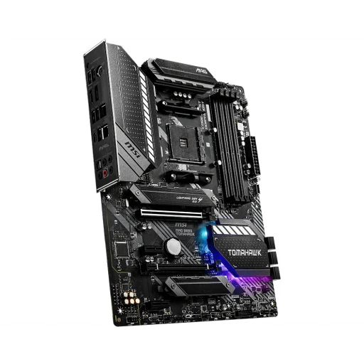Imagen 2 de Tarjeta madre MSI MAG B550 TOMAHAWK AMD AM4 4*DDR4 2*M.2 DP HDMI USB-C 2*LAN