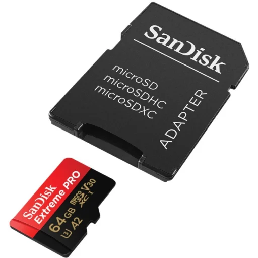 Imagen 1 de SanDisk Extreme Pro microSD 64GB UHSI C10 A2 U3 V30