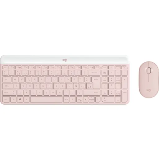 Teclado + Ratón inalámbrico Logitech MK470 Slim Blanco - Conjunto teclado y  ratón