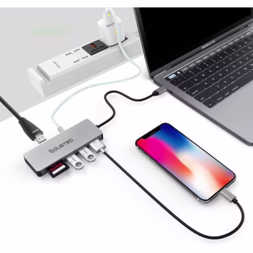 Imagen 2 de HUB USB-C multipuerto USB-A, micro SD/SD, HDMI, PD Dusted