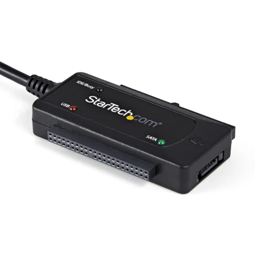 Imagen 1 de Adaptador SATA IDE a USB 2.0 para Disco Duro/SSD con Alimentación SATA IDE LP4