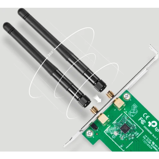 Imagen 3 de Tarjeta de Red Inalámbrica TP-Link TL-WN881ND PCI Express x1, N a 300 Mbps