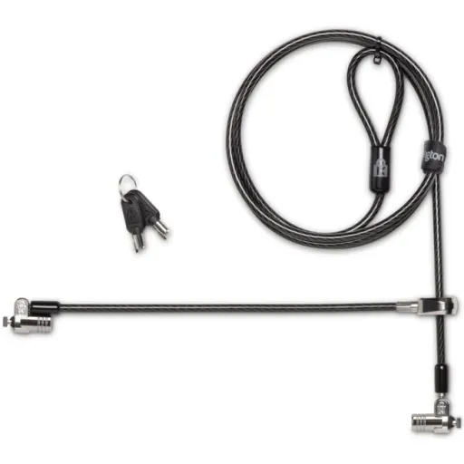 Imagen 1 de Cable de Seguridad Kensington Micro Saver 2.0 Twin 2.4 metros (Bulk) con Llave