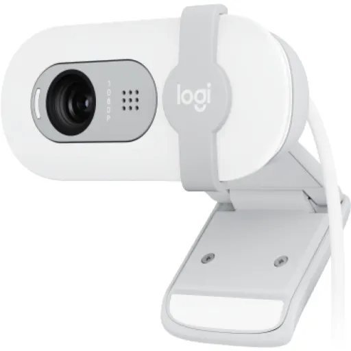 Imagen 0 de Cámara Web Logitech Brio 100, FHD1920*1080 30pps 2MP c/Mic USB tipo-A Blanco