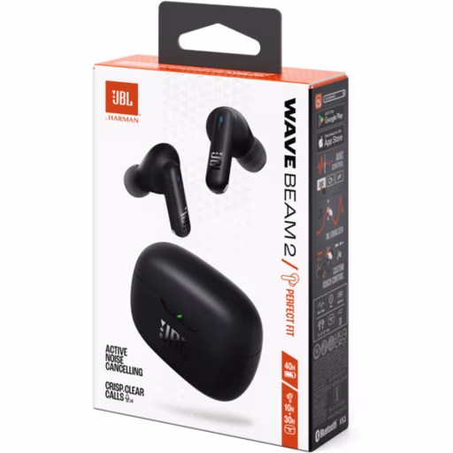 Imagen 10 de Audífonos Inalámbricos JBL Wave Beam 2, Cuna de Carga Bluetooth Negro