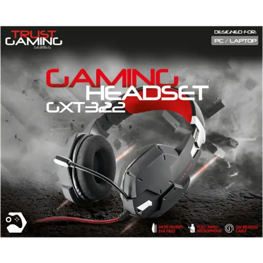 Imagen 4 de Audífonos Gamer Alámbricos Trust GXT322 Carus c/Mic flex Jack 3.5mm Negro