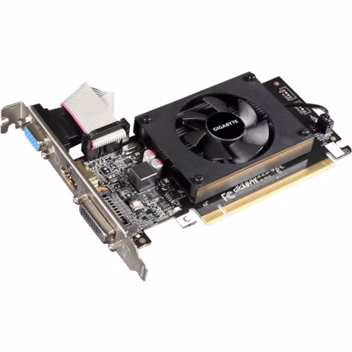 Imagen 3 de Tarjeta de Video Gigabyte GF-GT-710 2GB GDDR3 HDMI DVI VGA PCIe LowProf Rev 02
