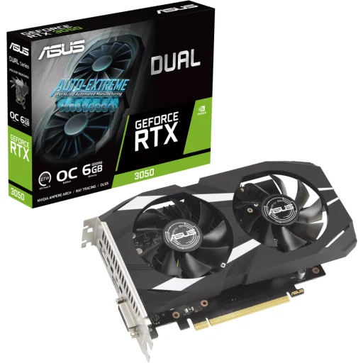 Imagen 9 de Tarjeta de Video Asus DUAL-RTX3050-O6G 6GB GDDR6 PCIe 4.0 DP DVI-D HDMI ATX