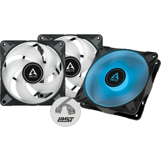 Imagen 0 de Arctic P12 PWM PST RGB - Black 120mm (3-Pack) [ACFAN00230A]