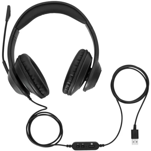Imagen 1 de Audífonos Alámbricos Targus AEH102TT, Profesional OverEar Stereo c/Mic Negro