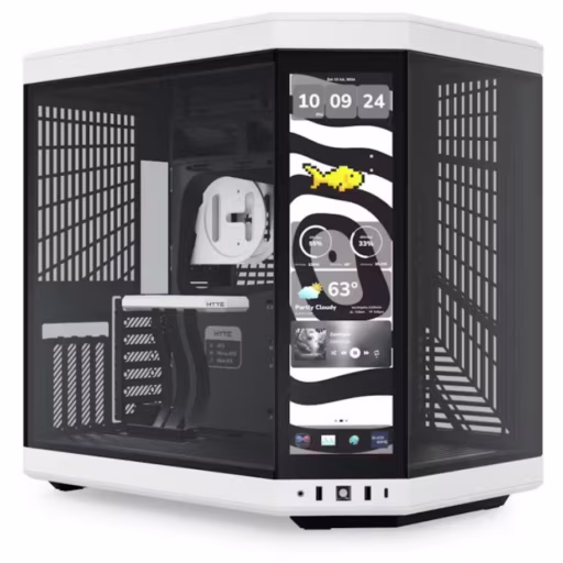 Imagen 0 de Gabinete Gamer Hyte Y70 Touch Infinite Vidrio templ. USB-C 2*USB3.2 Blanco/Negro