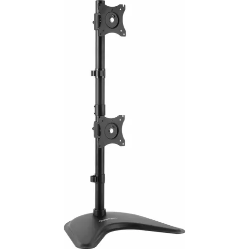 Imagen 0 de Soporte de Escritorio c/Base para 2 Monitores Vertical hasta 27" 10Kg Ajustable