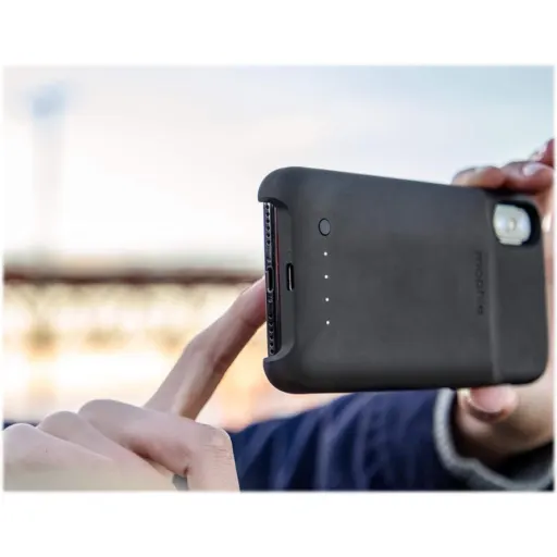 Imagen 4 de mophie Juice Pack access - Caja de batería para teléfono móvil - policarbonato - negro - para Apple iPhone XS Max