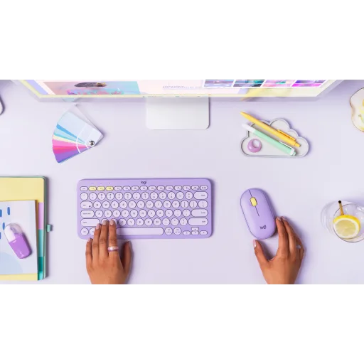 Imagen 8 de Logitech K380 Multi-Device Keyboard- Spanish Layout Lavender