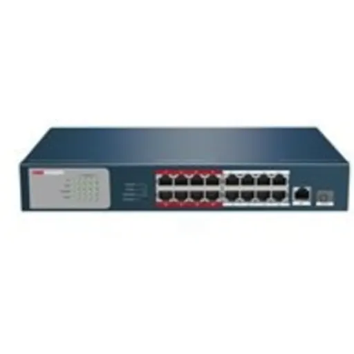 Imagen 2 de Switch Hikvision DS-3E0318P-E-M, Conmutador sin gestionar 16x 10/100 PoE+