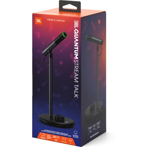Imagen 10 de Micrófono Alambrico Streaming JBL Quantum Stream Talk Condensador cardiode, USB