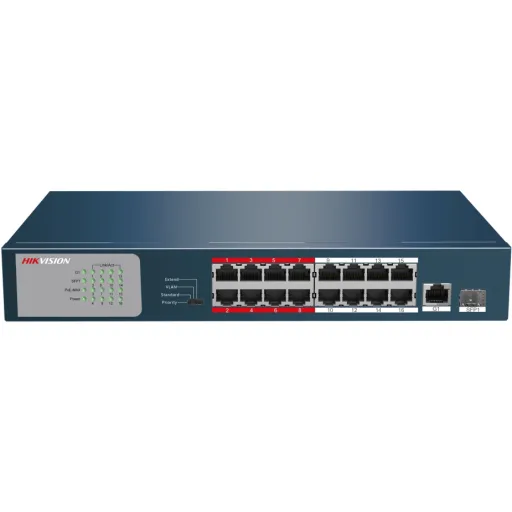 Imagen 3 de Switch Hikvision DS-3E0318P-E-M, Conmutador sin gestionar 16x 10/100 PoE+