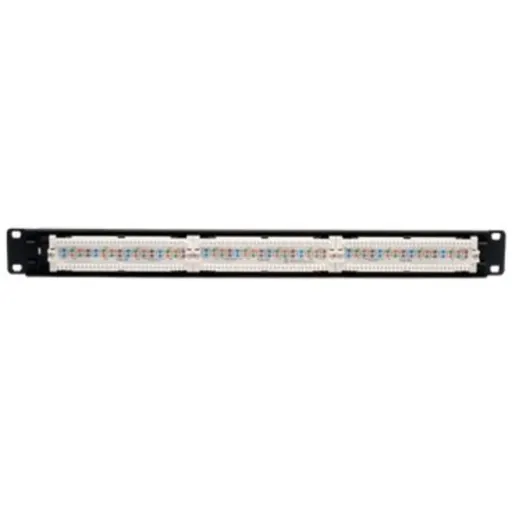 Imagen 1 de Tripp Lite 24-Port Cat5e Cat5 Rackmount Patch Panel 568B 110 Punch 1URM - Tablero de conexiones - 1U - 19" - 24 puertos