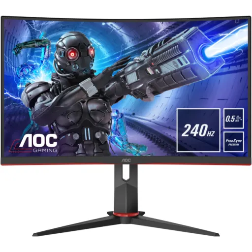 Monitor Gamer Curvo AOC C27G2Z FHD 27"" 1920x1080 W-LED VA 2*HDMI PD 240Hz 0.5ms