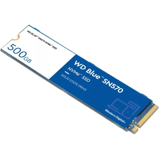 Imagen 2 de Unidad SSD Western Digital Blue SN570 500GB M.2 22*80 PCIe Lec3500MBs Esc2300MBs