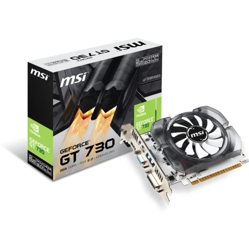 Imagen 0 de Tarjeta de Video MSI NVID GF-GT730 2GB GDDR3 128Bit ATX HDMI DVI VGA PCIe Activo