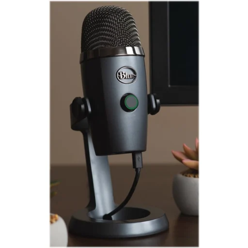 Imagen 2 de Micrófono Profesional Blue Yeti Nano Shadow Grey Alámbrico USB 