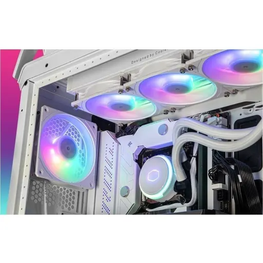 Imagen 1 de VENTILADOR MOBIUS 120P ARGB WHITE