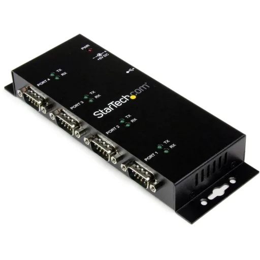 Imagen 0 de HUB USB StarTech 4 Port SERIAL DB9 RS232 Riel DIN Ind. Montaje Pared
