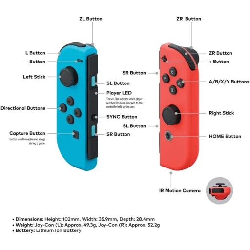 Nintendo Switch Nintendo Switch Joy-Con (HAD-S-KABAH) tecnomas.cl | [HLD-S-KABAH] Nintendo Switch con Neon Blue y