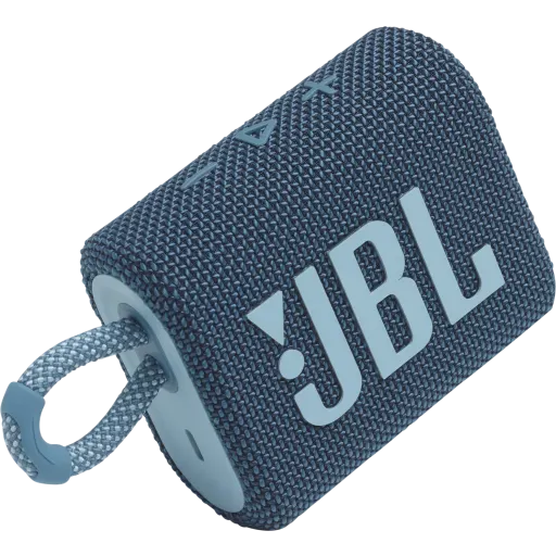 Imagen 5 de Parlante Inalámbrico JBL Go 3, Batería recargable Bluetooth 5.1 Cable USB-C Azul