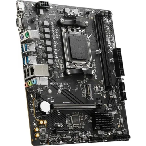 Imagen 2 de Tarjeta Madre MSI PRO A620M-E AMD R7000 Series 2*DDR5 M.2 HDMI VGA USB3.2 PS2 