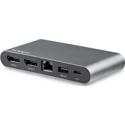 StarTech.com Adaptador USB 3.0 o USB-C a HDMI dual para Windows y macOS, 2  pantallas HDMI (1 x 4K30Hz, 1 x 1080p), adaptador USB-A a C integrado