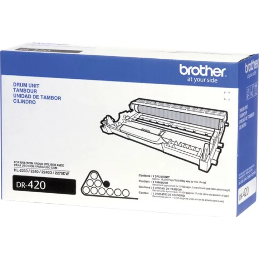 Imagen 3 de Tambor Brother DR-420 aprox 12000 pag. p/DCP7060D DCP7065DN HL2220  HL2230