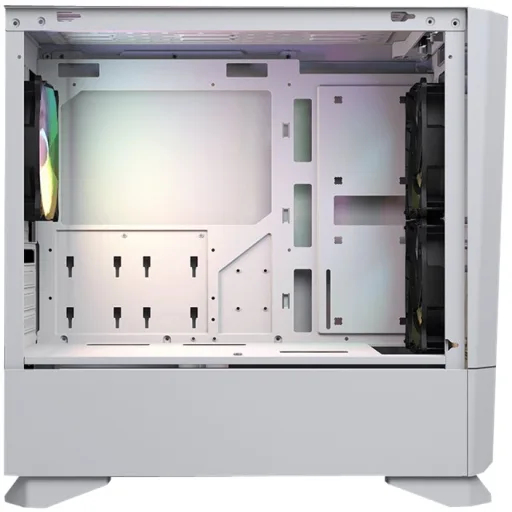 Imagen 4 de Cougar MG140 Air RGB - MT - micro ATX - panel lateral con ventana (cristal templado) - sin fuente de alimentación - blanco - USB/Audio