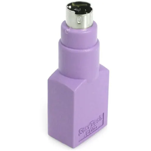 Imagen 0 de Adaptador Teclado USB a conector PS/2 PS2 MiniDIN - Hembra USB - Macho Mini-DIN
