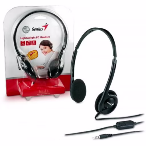 Imagen 1 de Audífonos Genius con Manos Libres HS-M200C Conector 3.5 mm Color Negro 