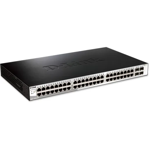Imagen 1 de Switch D-Link DGS-1210-52 52 puertos Gigabit 48 1000Base-T + 4 SFP 