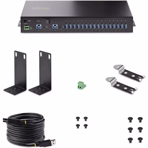 Imagen 9 de HUB Industrial StarTech 16 Puertos USB 3.0 120W 