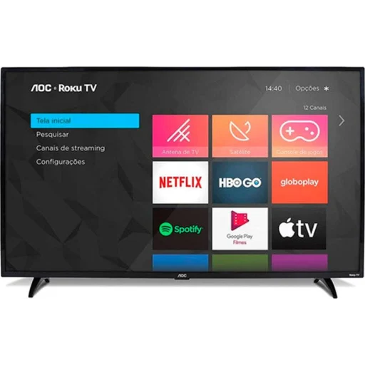 Imagen 1 de Televisor AOC 43S5195 43" LED Full HD SmartTV con RokuTV WiFi 3*HDMI USB RCA