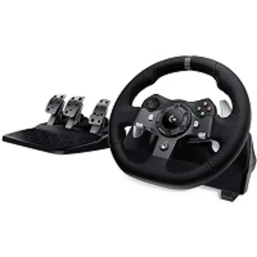Imagen 0 de Volante + Pedales Logitech G923, para Videos juegos de carrera Sony PS4 PS5, USB