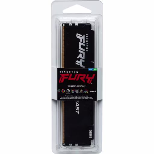 Imagen 4 de Memoria RAM 32GB DDR5 5200MHz DIMM CL40 Non-ECC 1.25v 288p - FURY Beast Black