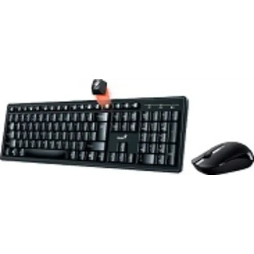 Imagen 0 de Kit Teclado Mouse Inalámbrico Genius Smart KM-8200 Interfaz USB Color Negro