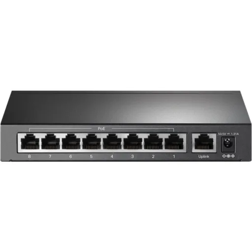 Imagen 3 de Switch TP-Link TL-SF1009P 8+1 Puertos (AUTO MDI/MDIX, 1.8 Gbps, PoE+, 65W)